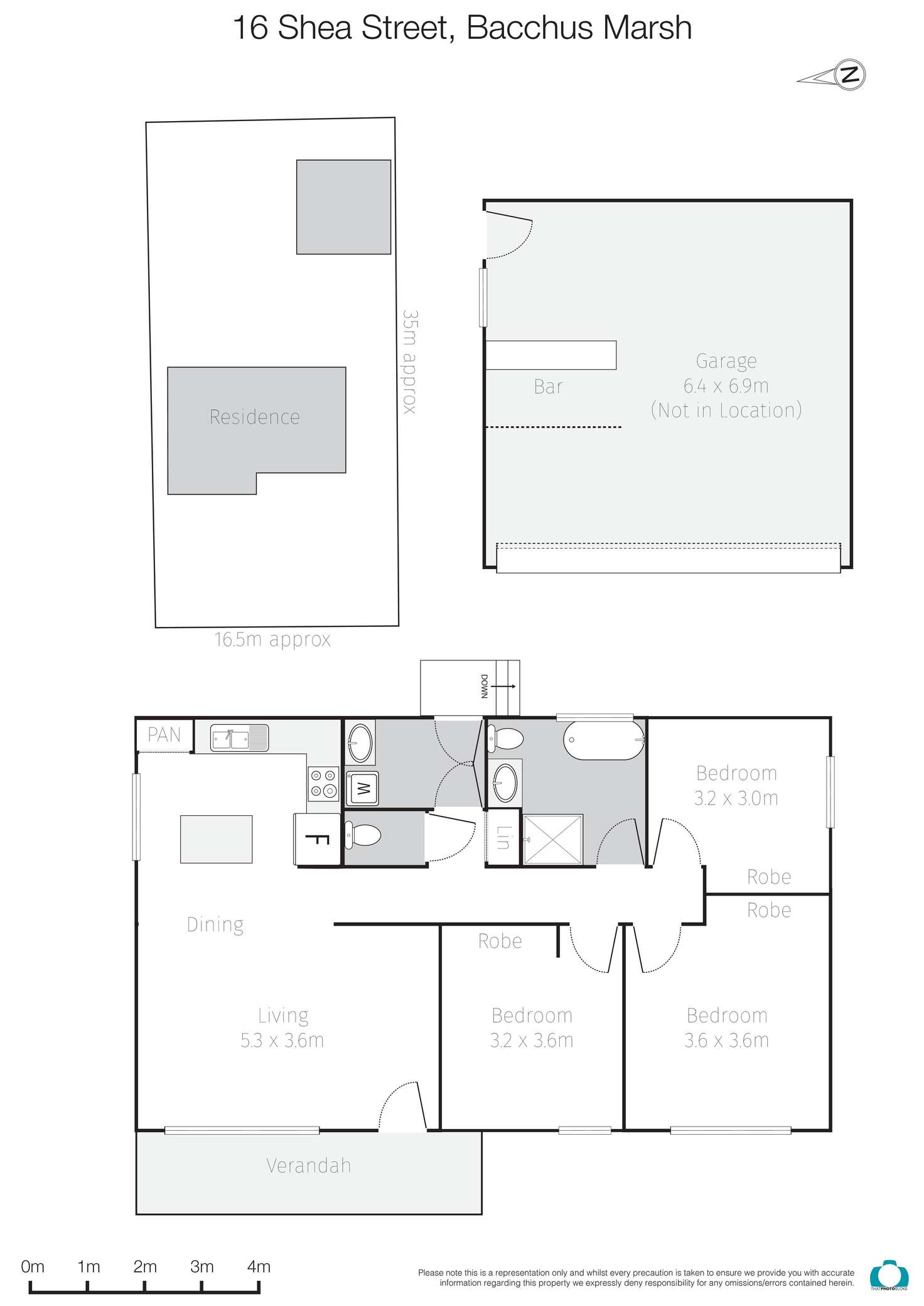 Floorplan of Homely house listing, 16 Shea Street, Bacchus Marsh VIC 3340