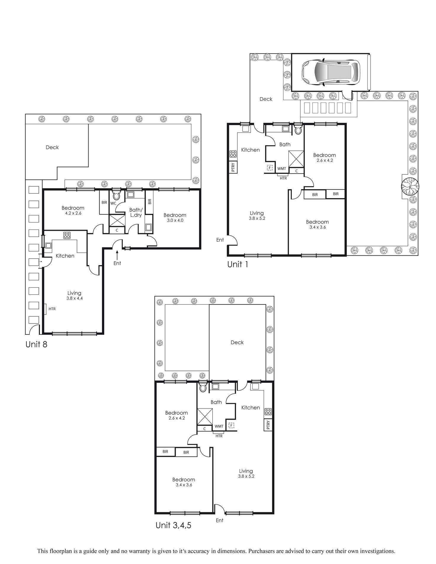 Floorplan of Homely unit listing, 4/252 Station Street, Edithvale VIC 3196