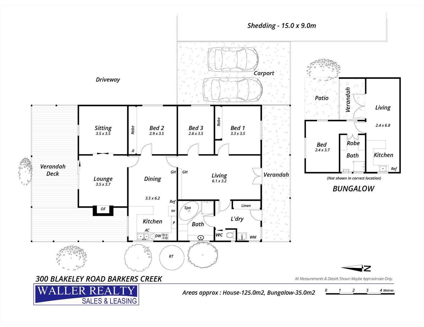 Floorplan of Homely house listing, 300 Blakeley Road, Barkers Creek VIC 3451