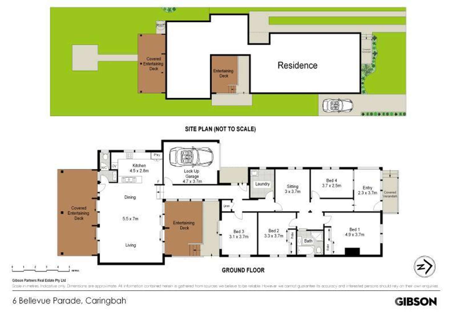 Floorplan of Homely house listing, 6 Bellevue Parade, Caringbah NSW 2229