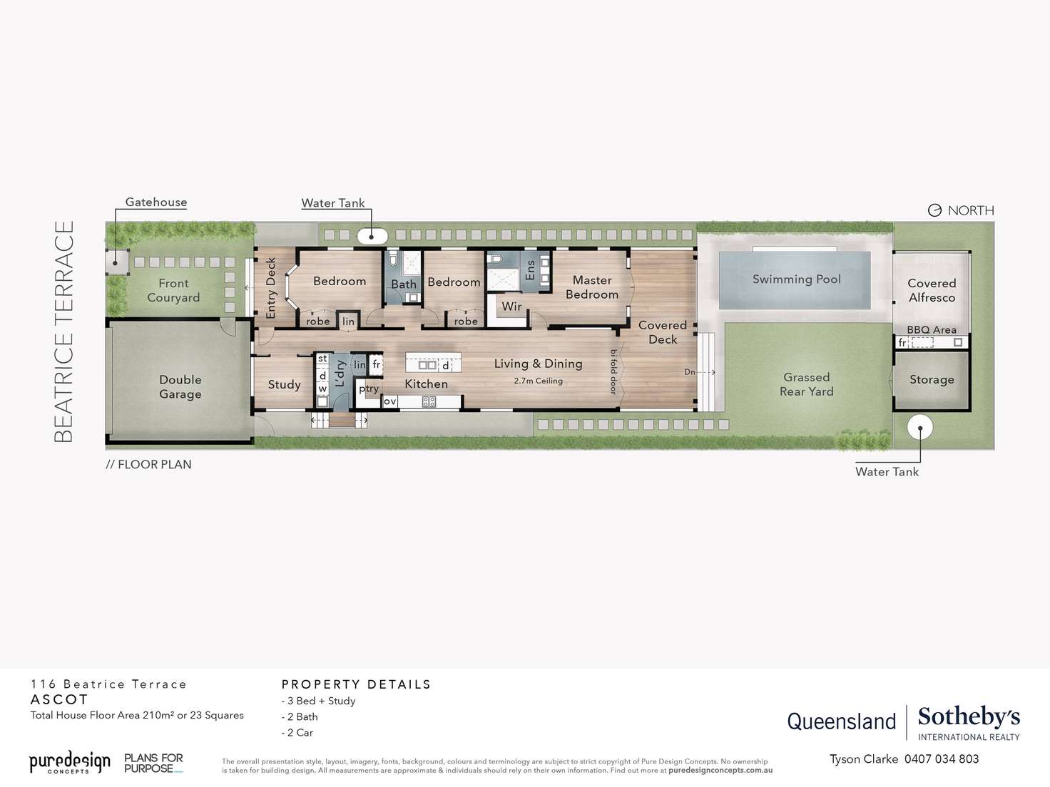 Floorplan of Homely house listing, 116 Beatrice Terrace, Ascot QLD 4007