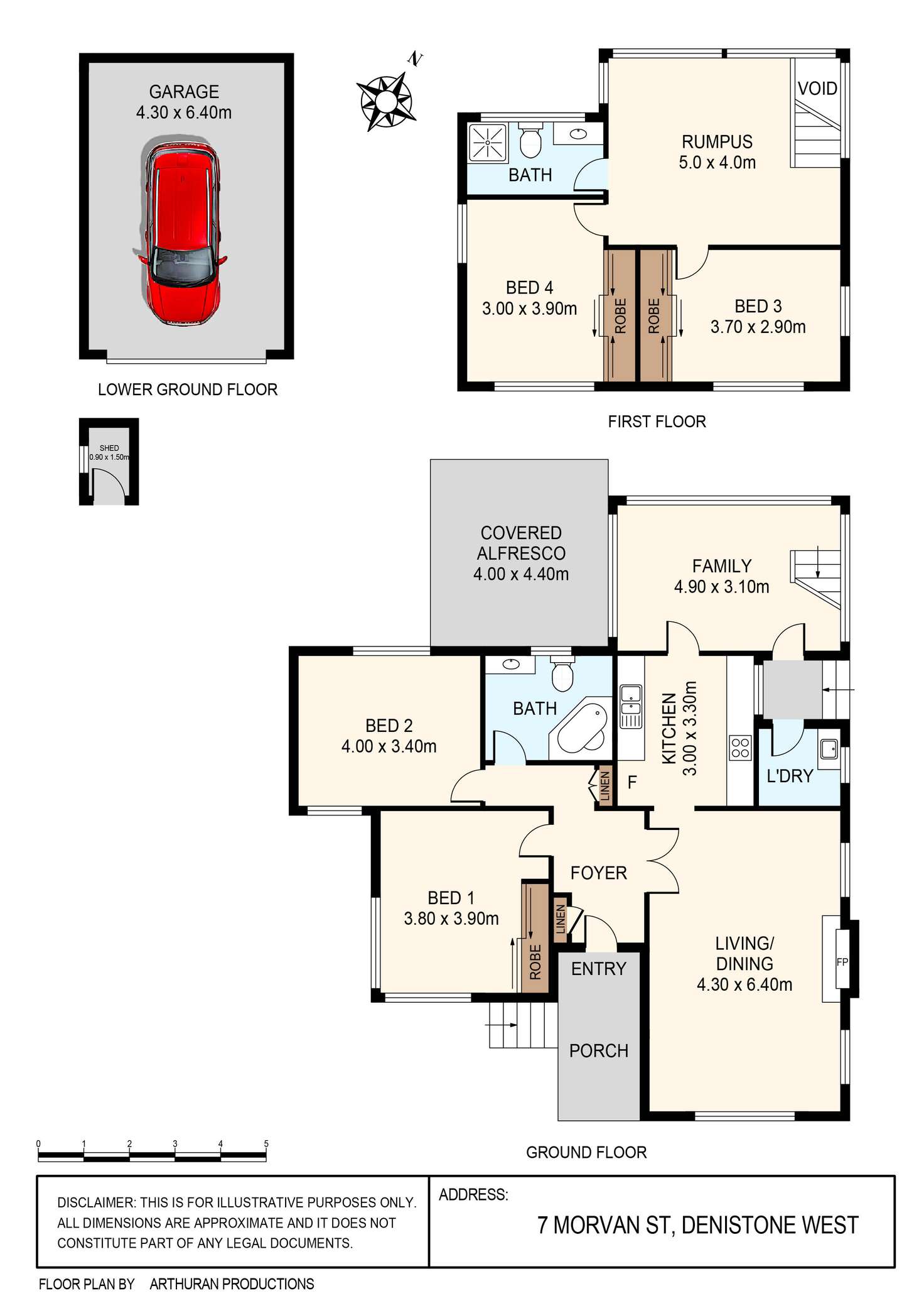 Floorplan of Homely house listing, 7 Morvan Street, Denistone West NSW 2114