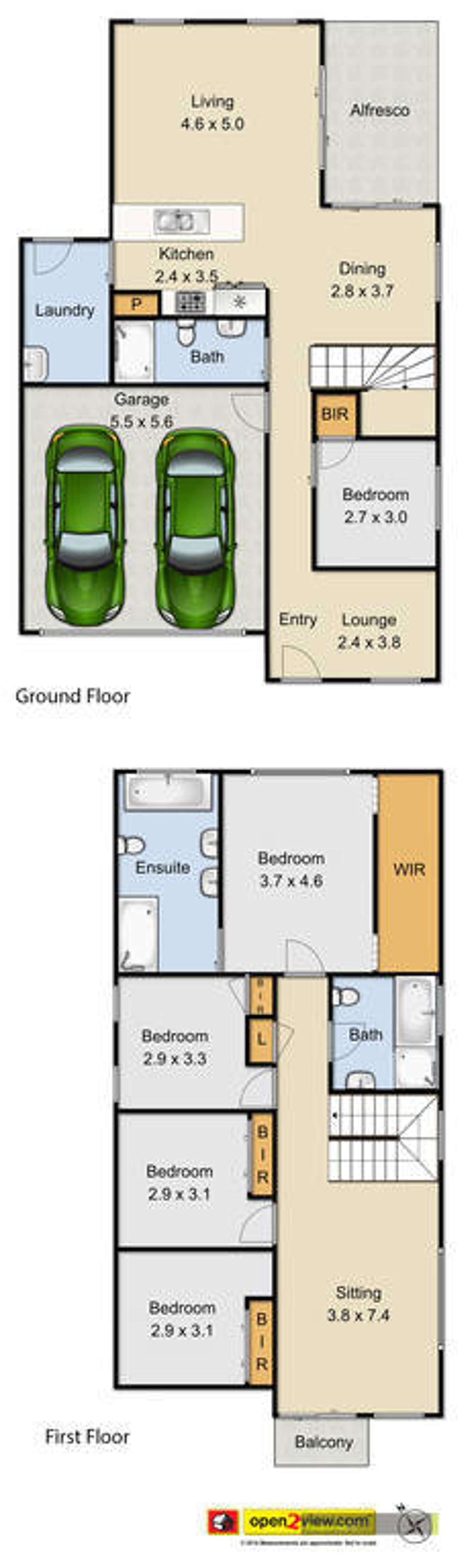 Floorplan of Homely house listing, 36 Reuben Street, Riverstone NSW 2765