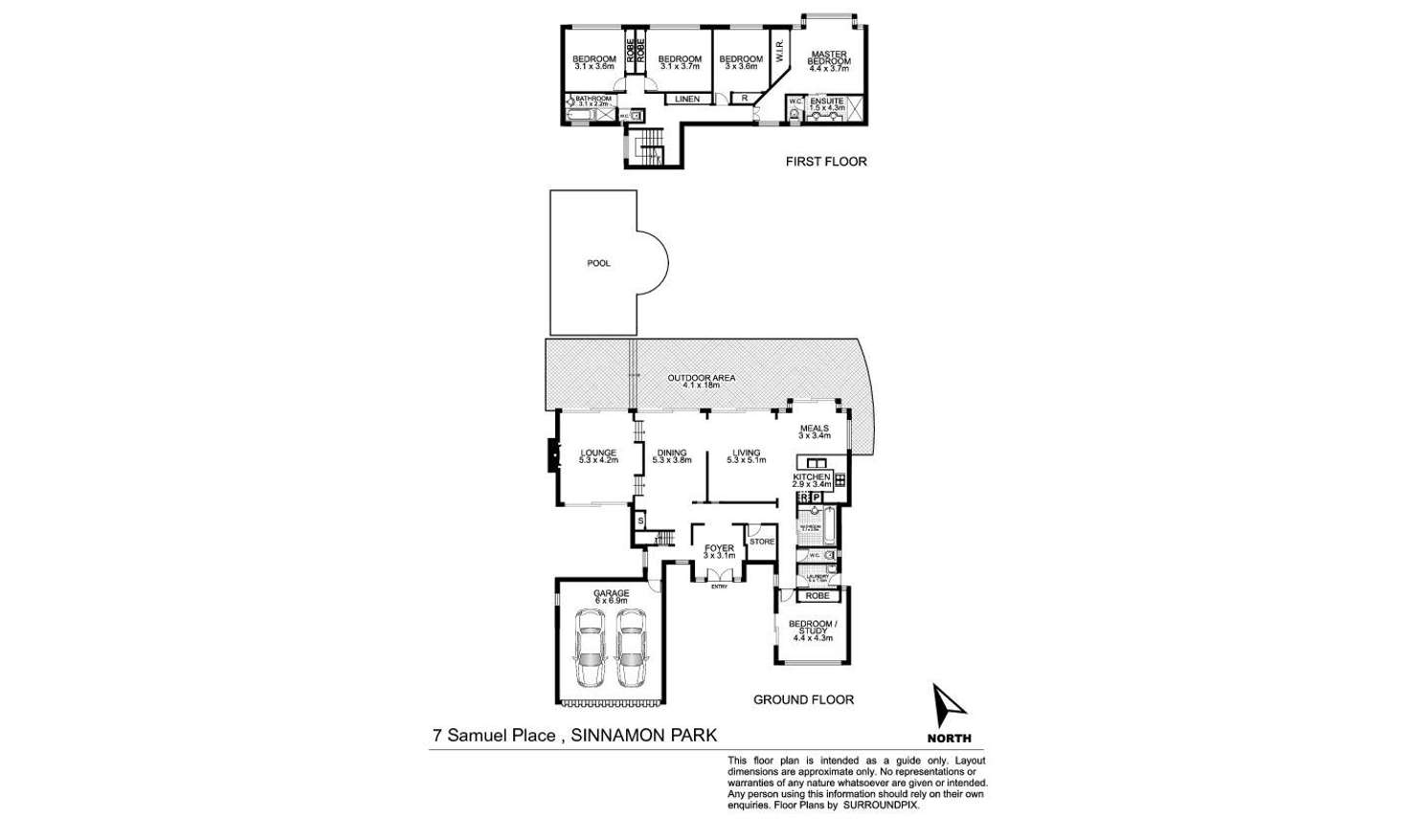 Floorplan of Homely house listing, 7 Samuel Place, Sinnamon Park QLD 4073