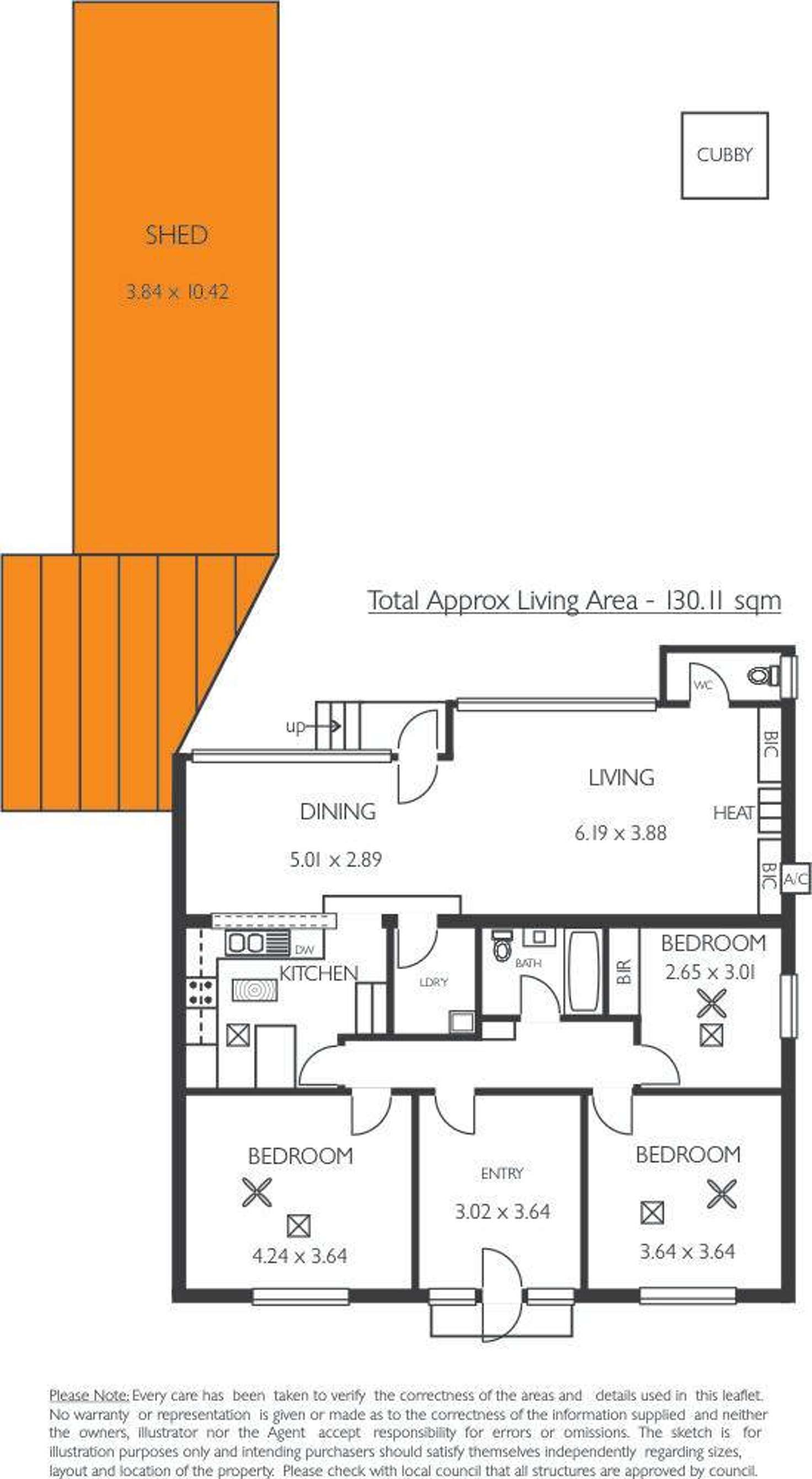 Floorplan of Homely house listing, 38 Barrington Avenue, Enfield SA 5085