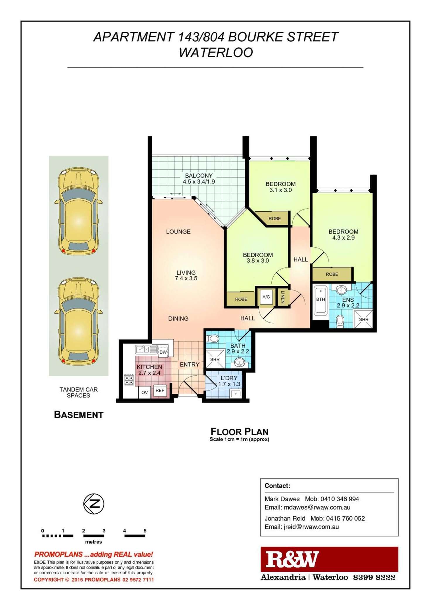 Floorplan of Homely apartment listing, 143/804 Bourke Street, Waterloo NSW 2017