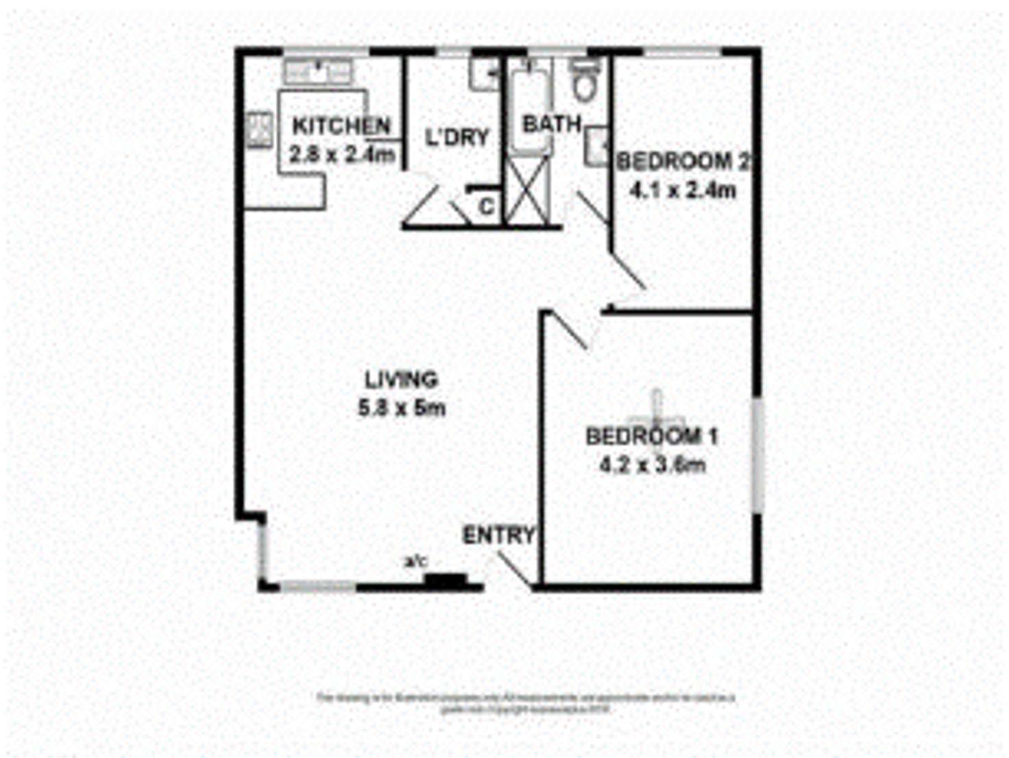 Floorplan of Homely unit listing, 9/11 Lewis Street, Brooklyn Park SA 5032