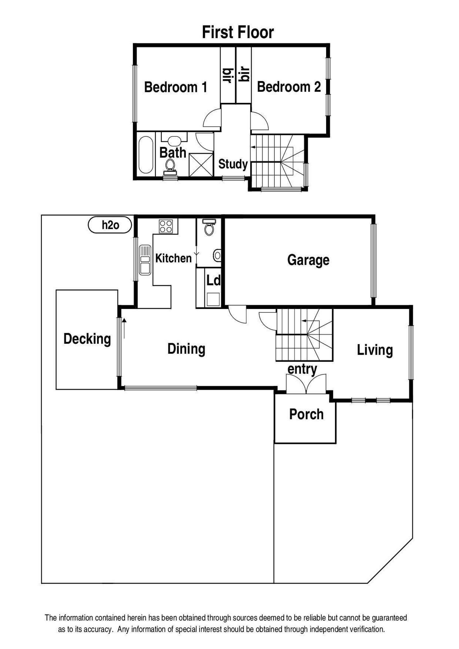 Floorplan of Homely townhouse listing, 1/149 Broadway, Reservoir VIC 3073