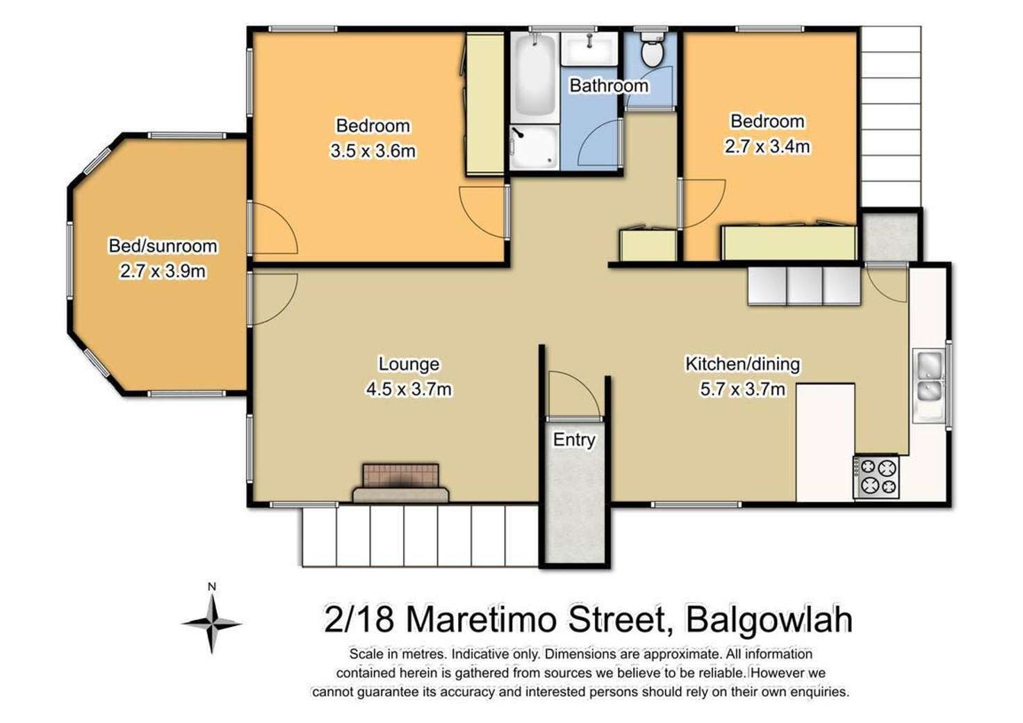 Floorplan of Homely apartment listing, 2/18 Maretimo Street, Balgowlah NSW 2093