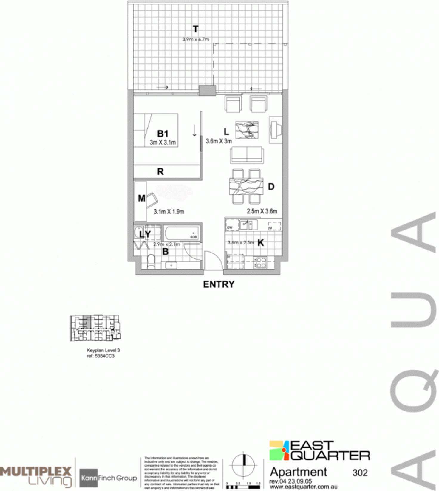 Floorplan of Homely apartment listing, 302/103 Forest Road, Hurstville NSW 2220