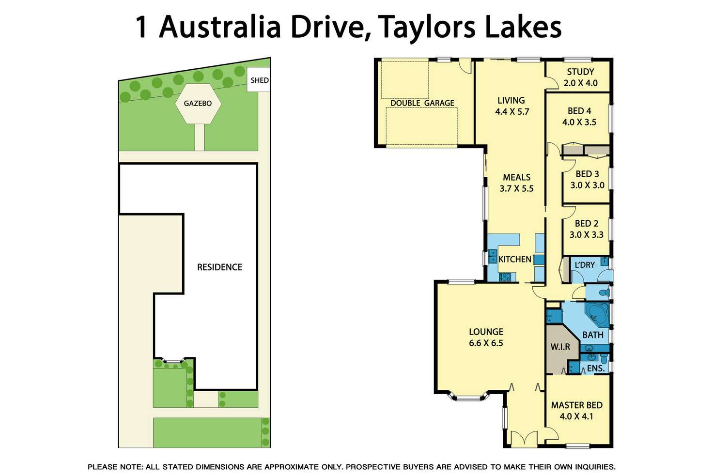 Floorplan of Homely house listing, 1 Australia Drive, Taylors Lakes VIC 3038