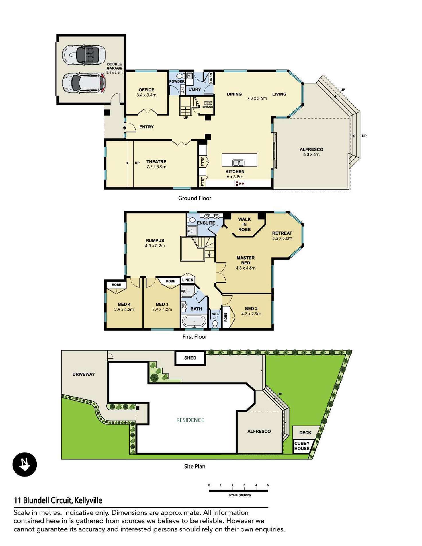 Floorplan of Homely house listing, 11 Blundell Circuit, Kellyville NSW 2155