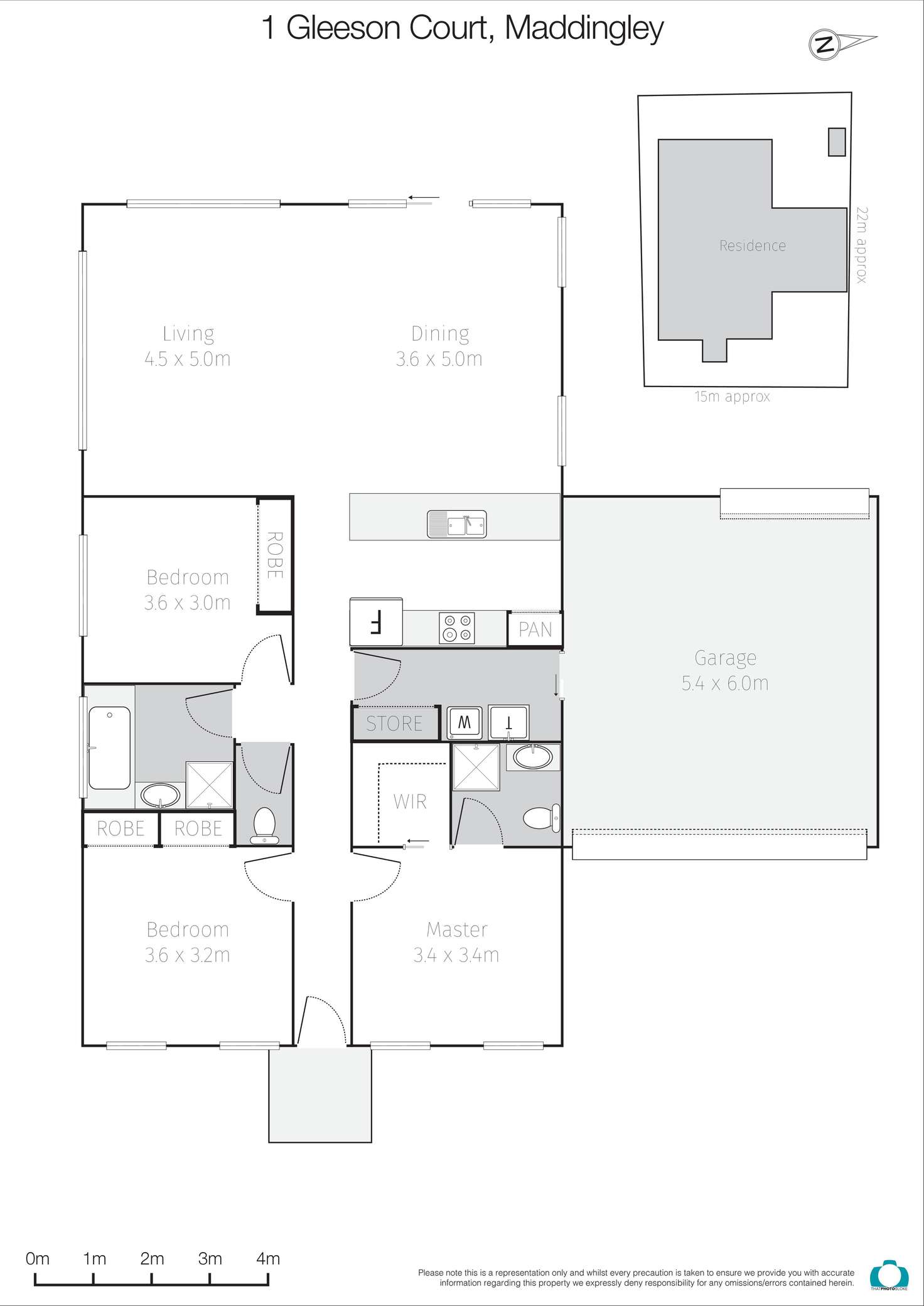 Floorplan of Homely house listing, 1 Gleeson Court, Bacchus Marsh VIC 3340