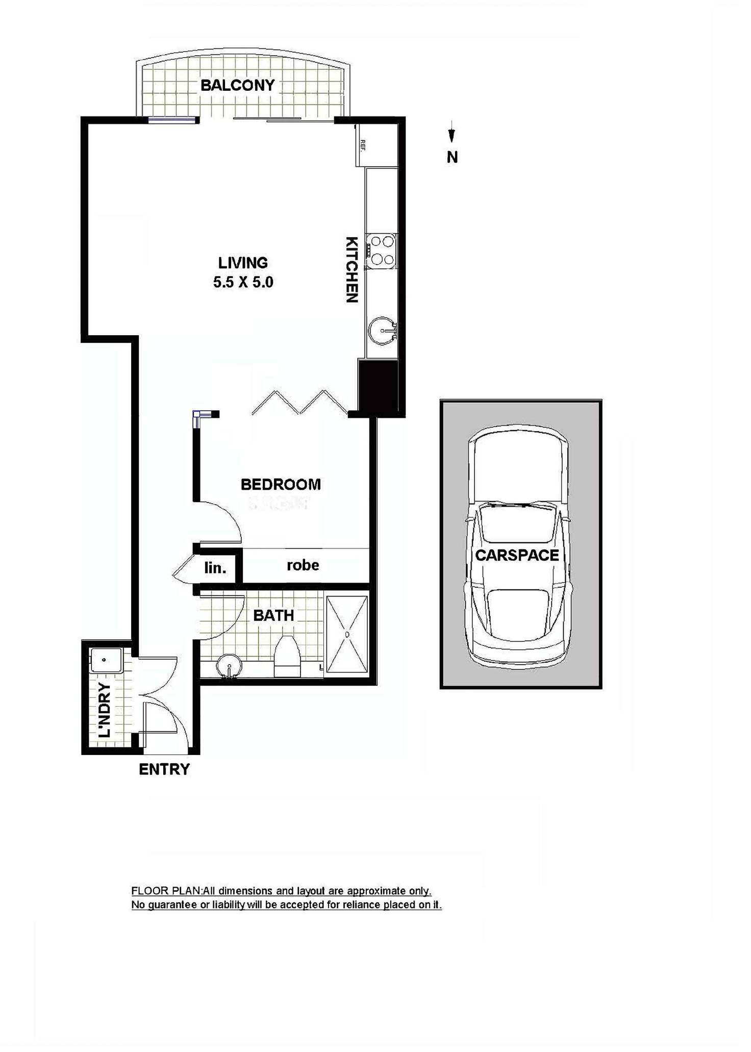 Floorplan of Homely apartment listing, 810/26 Napier Street, North Sydney NSW 2060