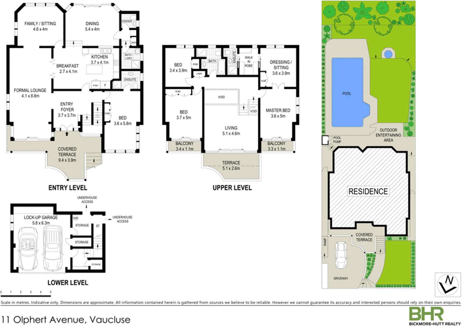 Floorplan of Homely house listing, 11 Olphert Avenue, Vaucluse NSW 2030