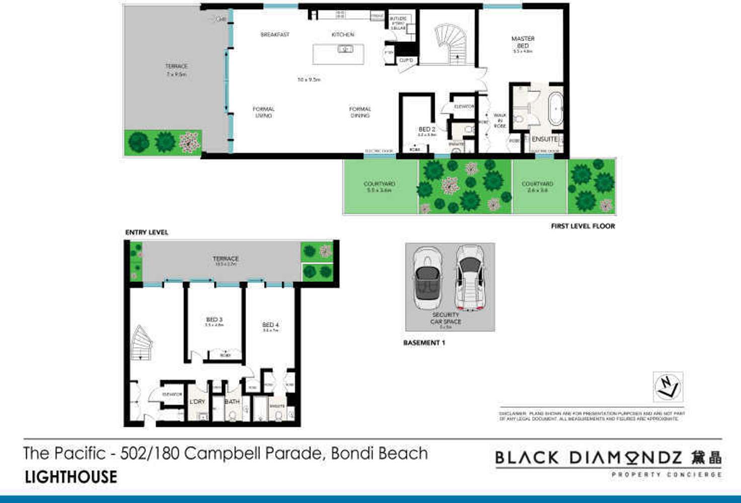 Floorplan of Homely apartment listing, 502/180 Campbell Parade, Bondi Beach NSW 2026