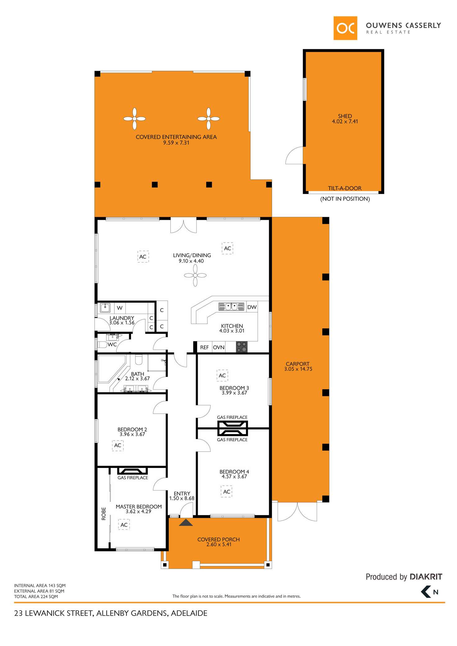 Floorplan of Homely house listing, 23 Lewanick Street, Allenby Gardens SA 5009
