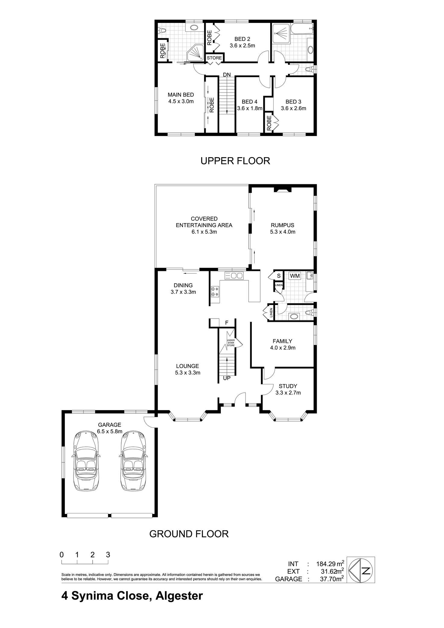 Floorplan of Homely house listing, 4 Synima Close, Algester QLD 4115