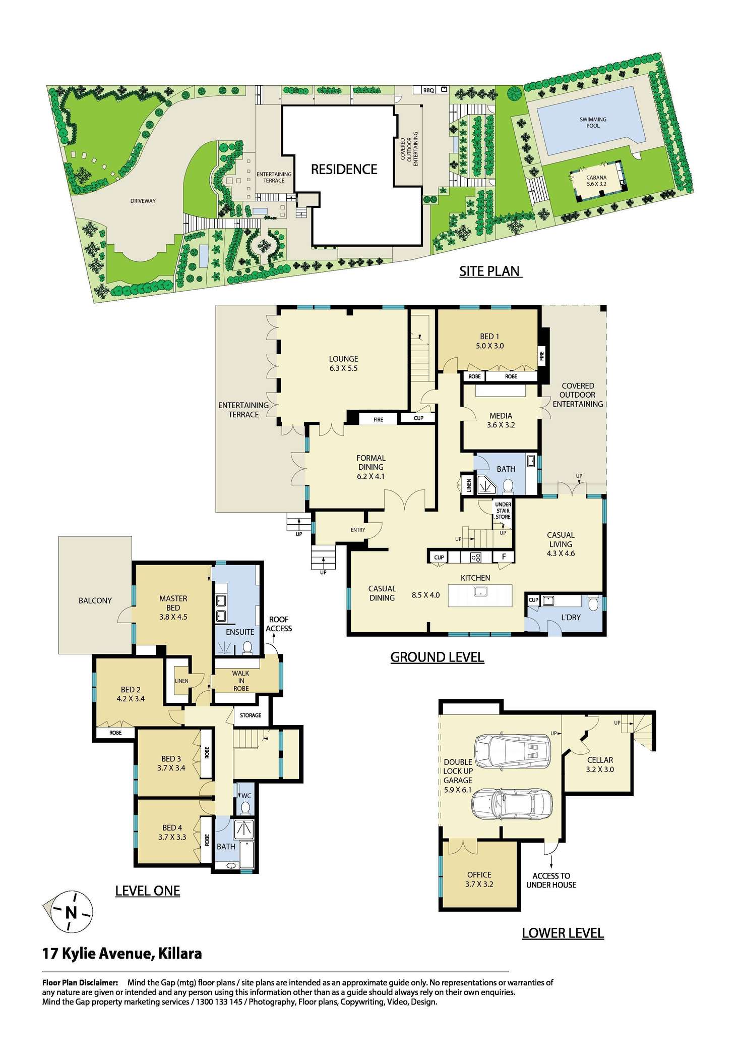 Floorplan of Homely house listing, 17 Kylie Avenue, Killara NSW 2071