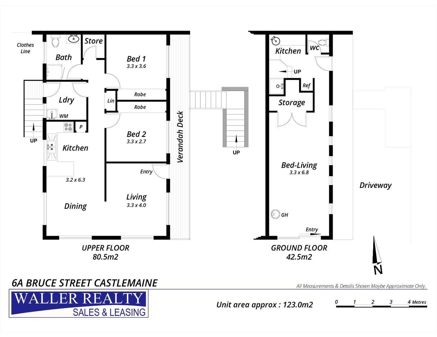 Floorplan of Homely house listing, 6A Bruce Street, Castlemaine VIC 3450