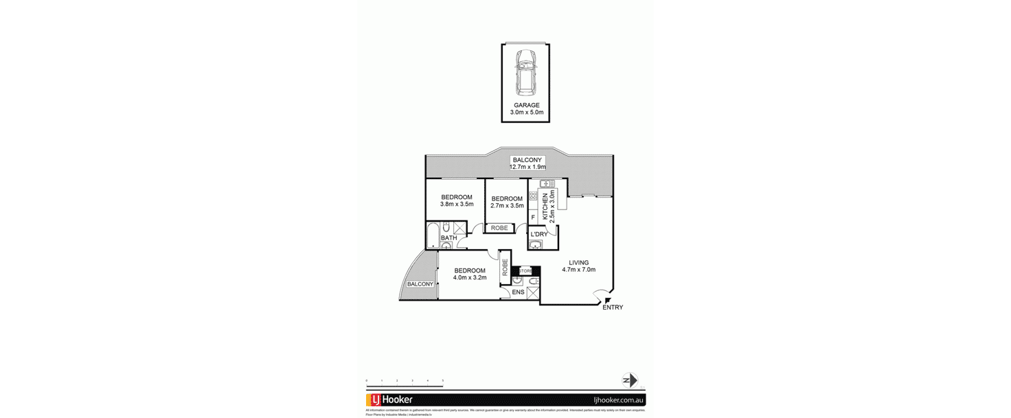Floorplan of Homely unit listing, 11/1-3 Belgian Street, Westmead NSW 2145