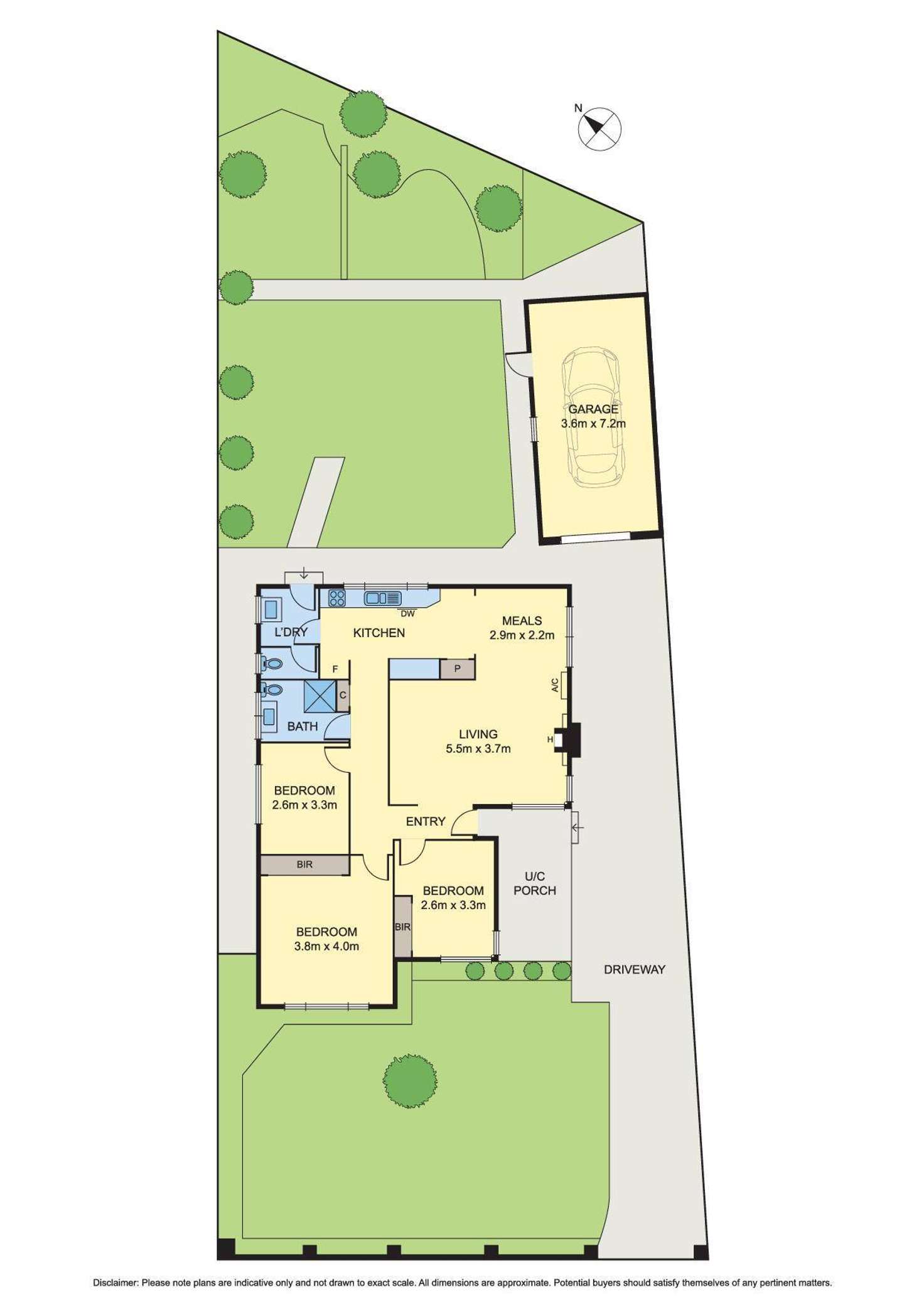 Floorplan of Homely house listing, 12 Wilson Boulevard, Reservoir VIC 3073