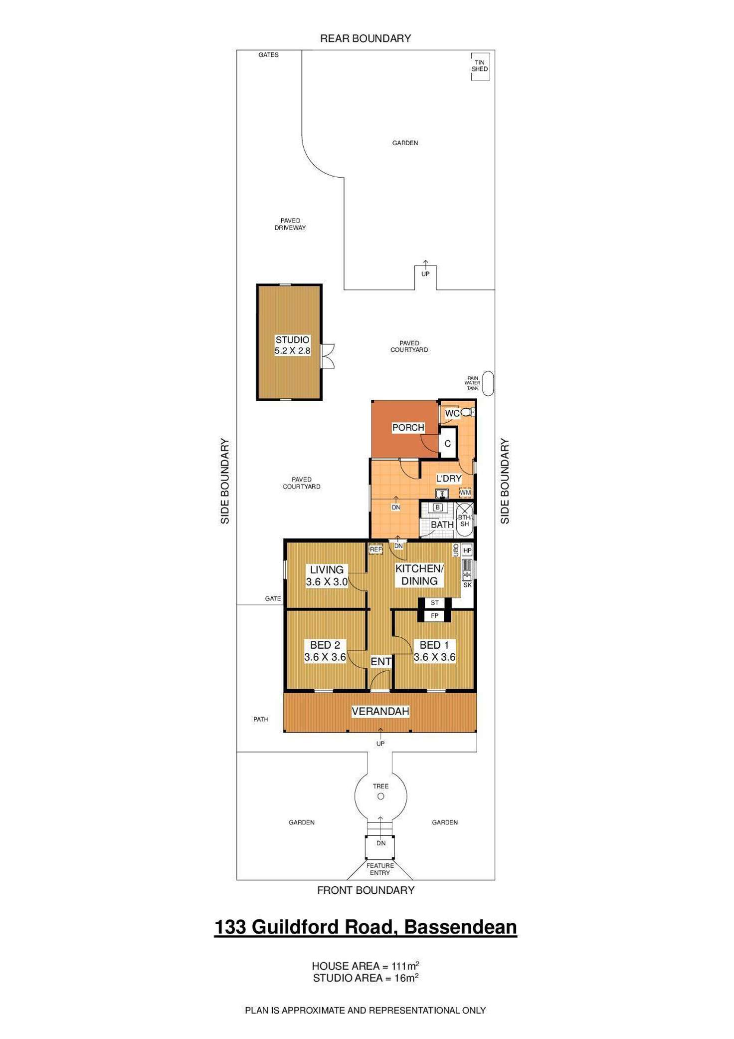 Floorplan of Homely house listing, 133 Guildford Road, Bassendean WA 6054