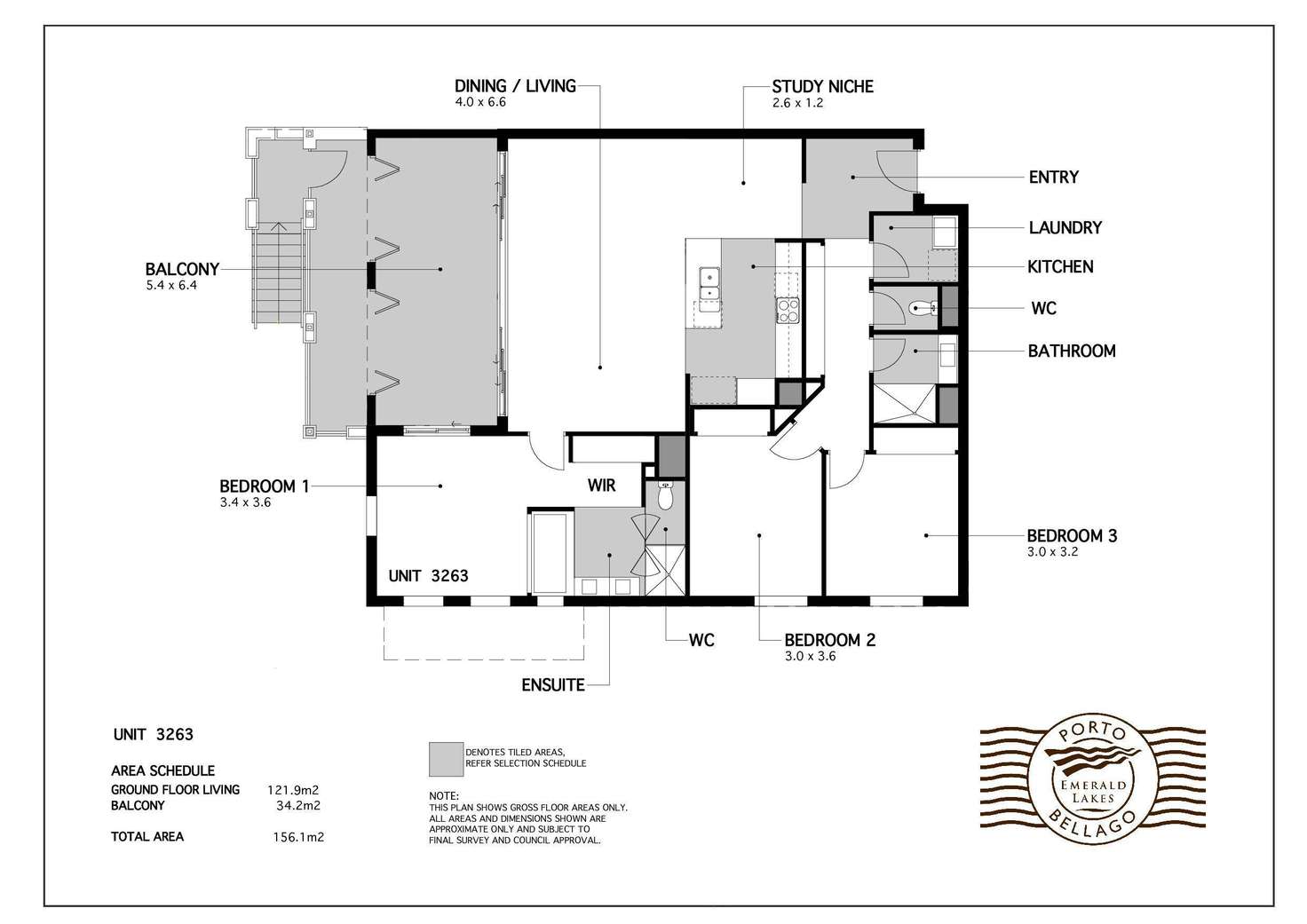 Floorplan of Homely apartment listing, 63/3030 The Boulevard, Carrara QLD 4211