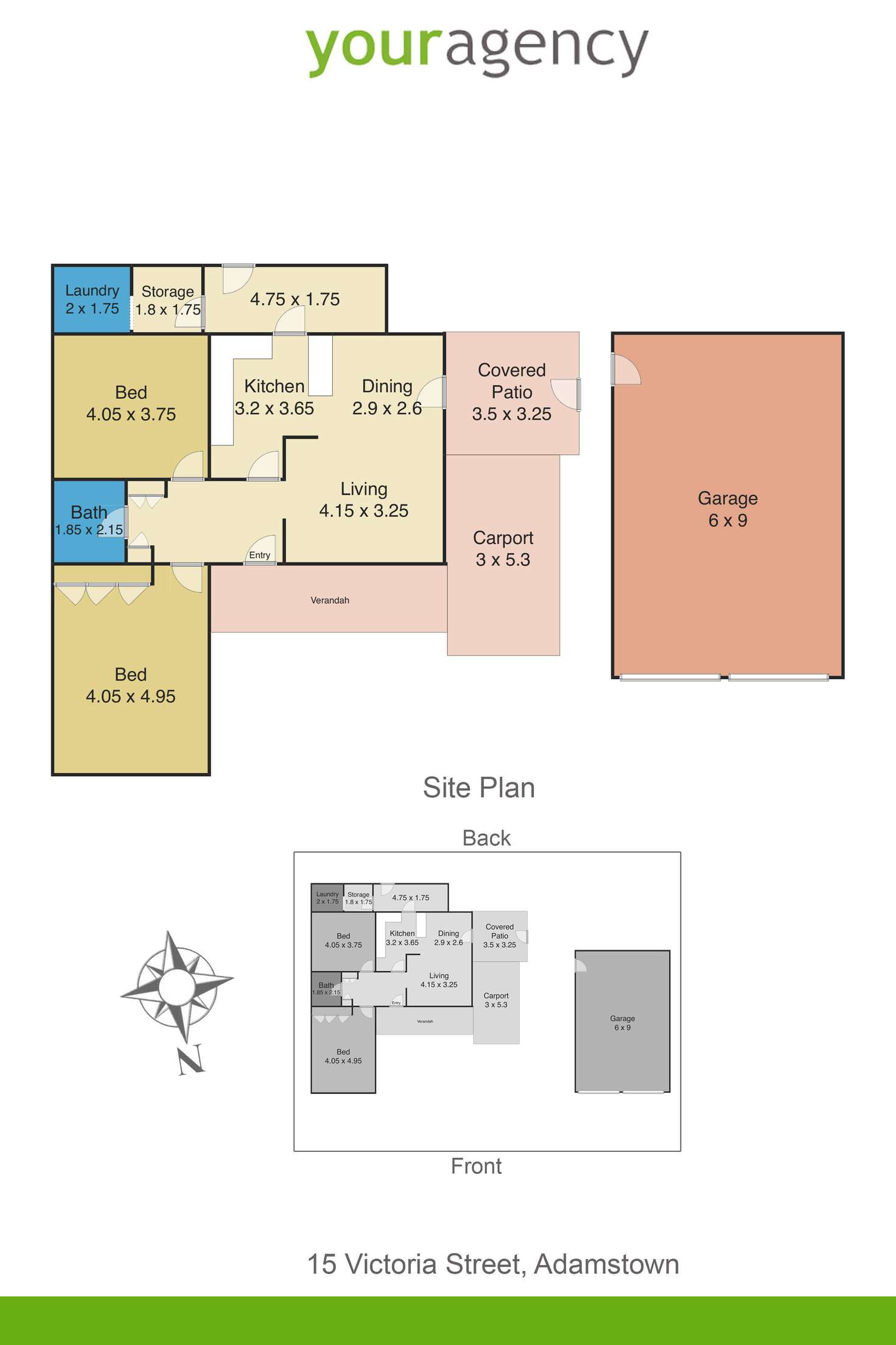 Floorplan of Homely house listing, 15 Victoria Street, Adamstown NSW 2289