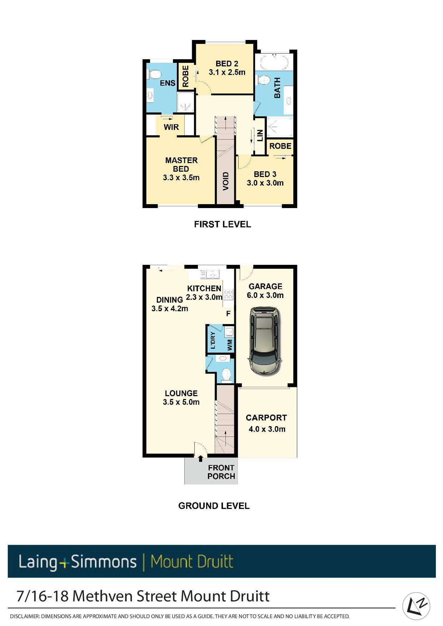 Floorplan of Homely townhouse listing, 7/16 Methven Street, Mount Druitt NSW 2770