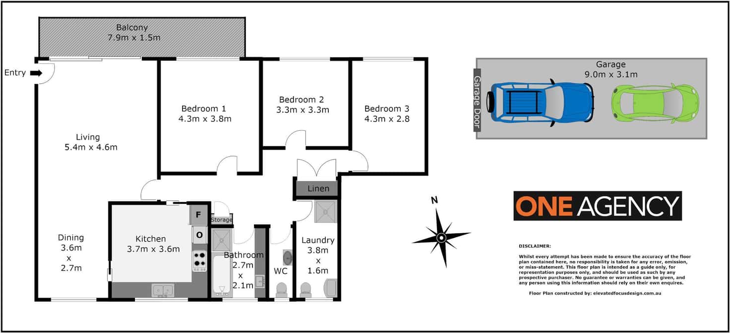 Floorplan of Homely unit listing, 10/106 Chuter Avenue, Ramsgate NSW 2217