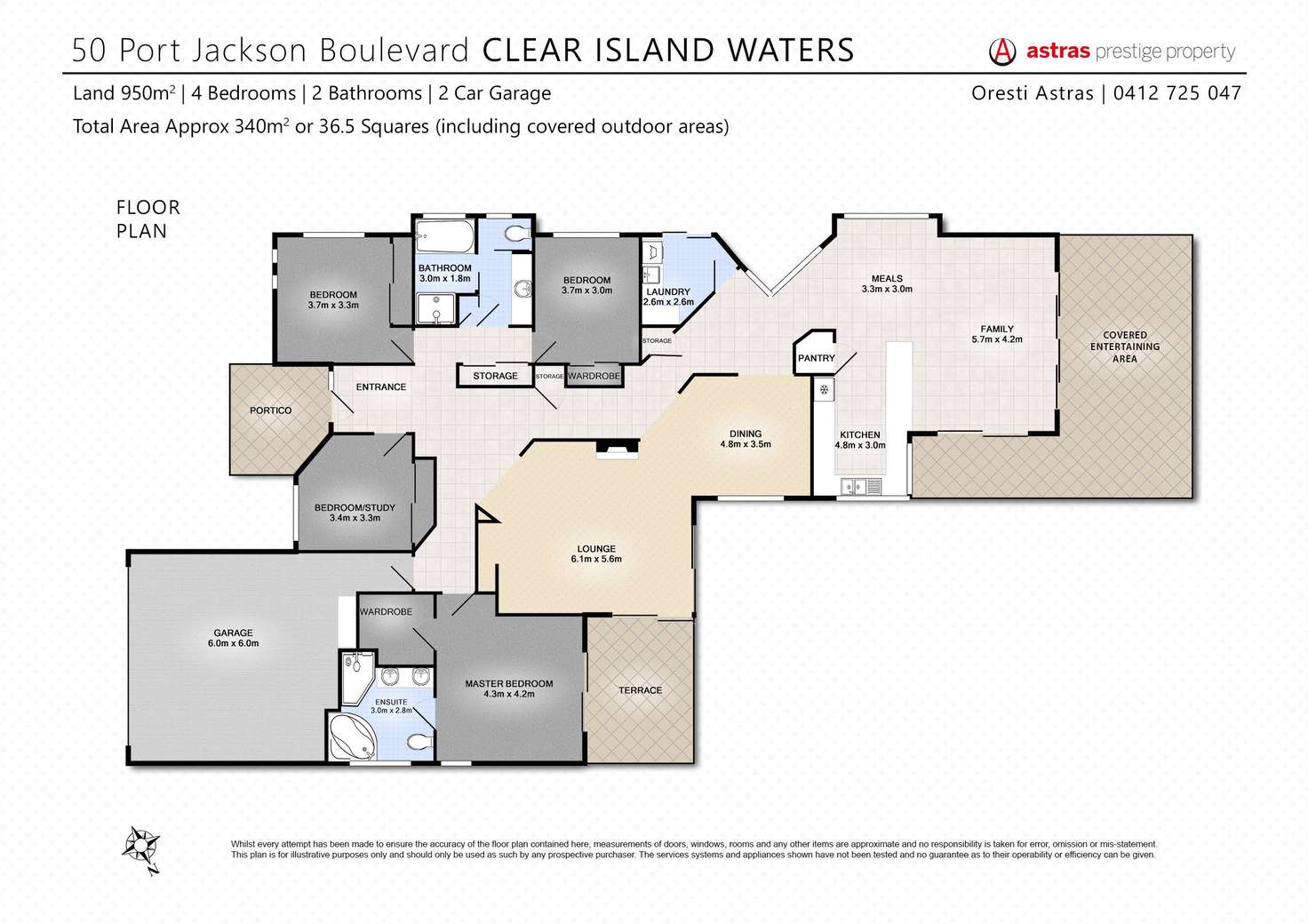 Floorplan of Homely house listing, 50 Port Jackson Boulevard, Clear Island Waters QLD 4226