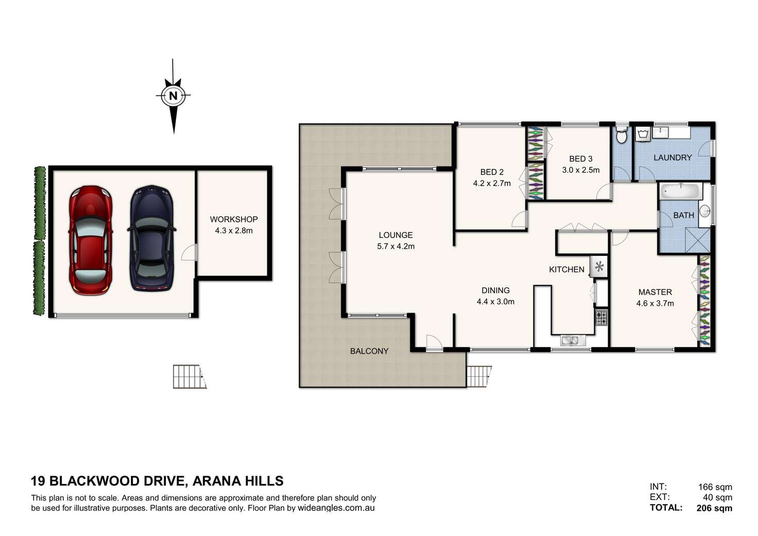 Floorplan of Homely house listing, 19 Blackwood Drive, Arana Hills QLD 4054