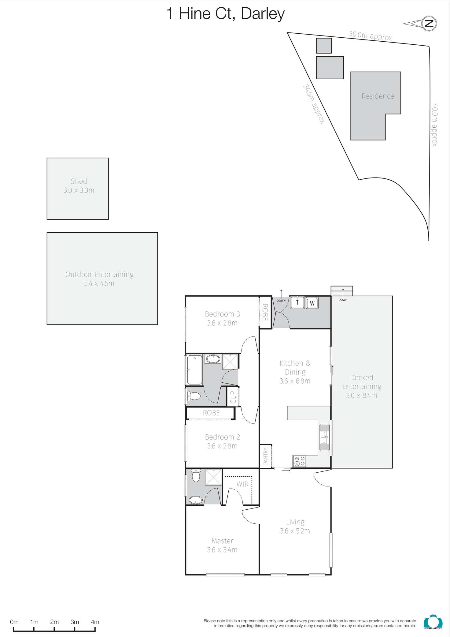 Floorplan of Homely house listing, 1 Hine Court, Bacchus Marsh VIC 3340