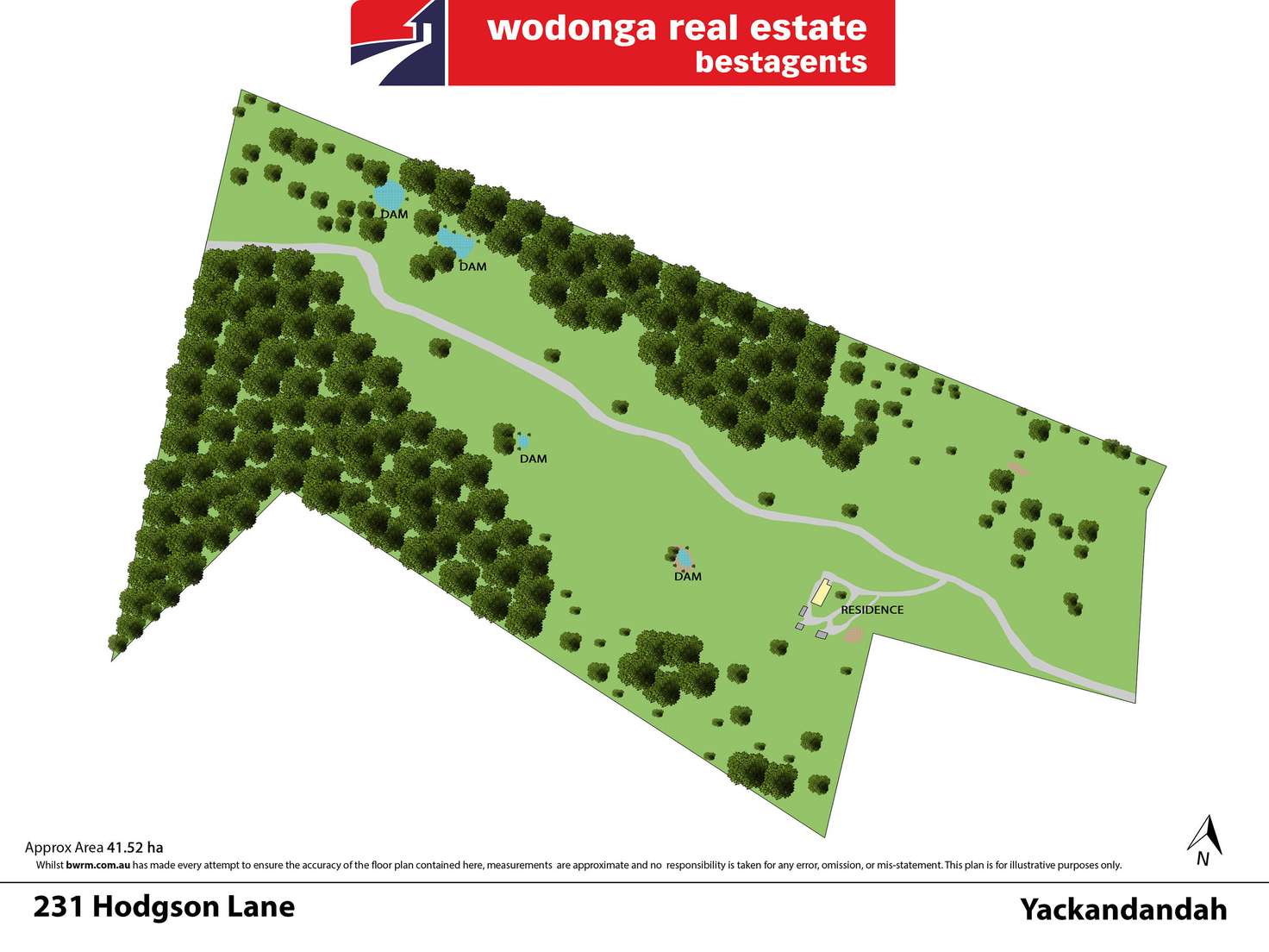 Floorplan of Homely house listing, 231 Hodgson Lane, Yackandandah VIC 3749