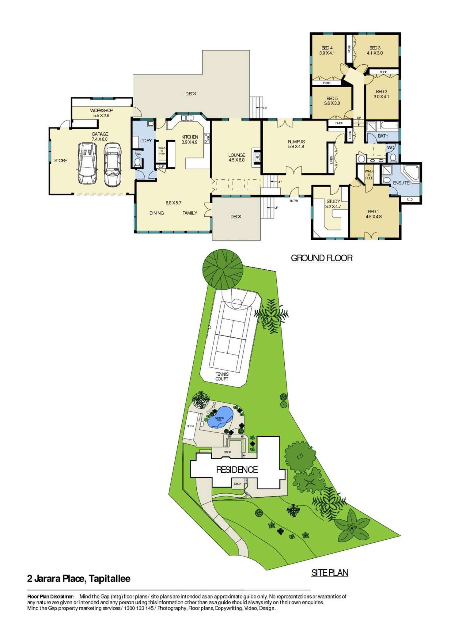 Floorplan of Homely house listing, 2 Jarara Place, Tapitallee NSW 2540