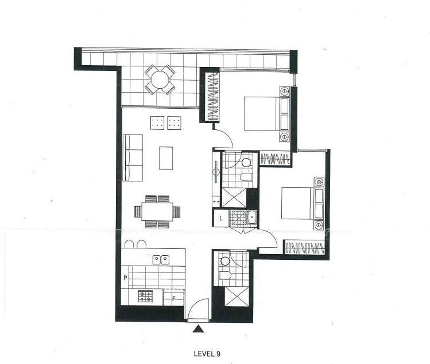 Floorplan of Homely apartment listing, A901/6 Ebsworth Street, Zetland NSW 2017