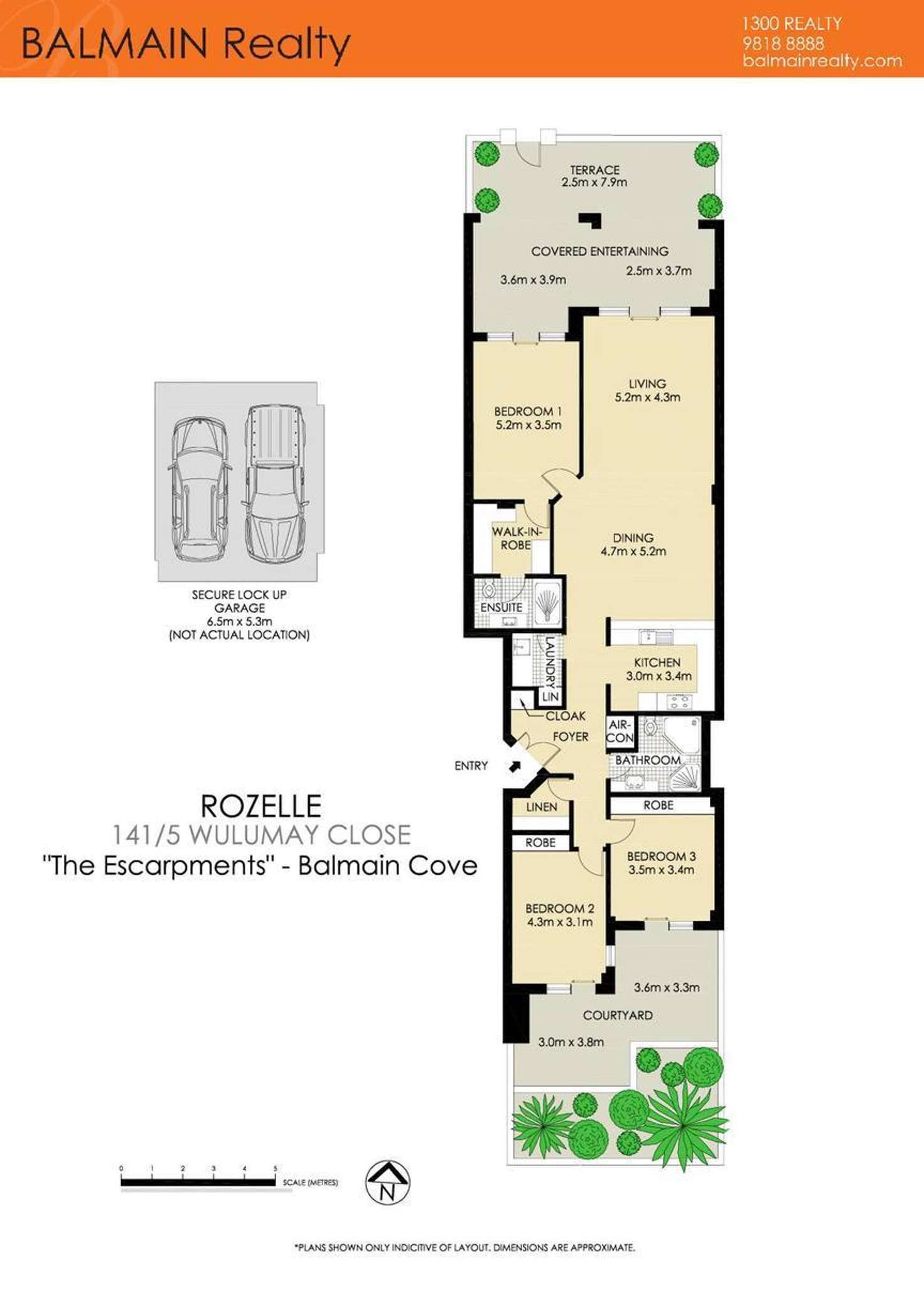 Floorplan of Homely apartment listing, 141/5 Wulumay Close, Rozelle NSW 2039