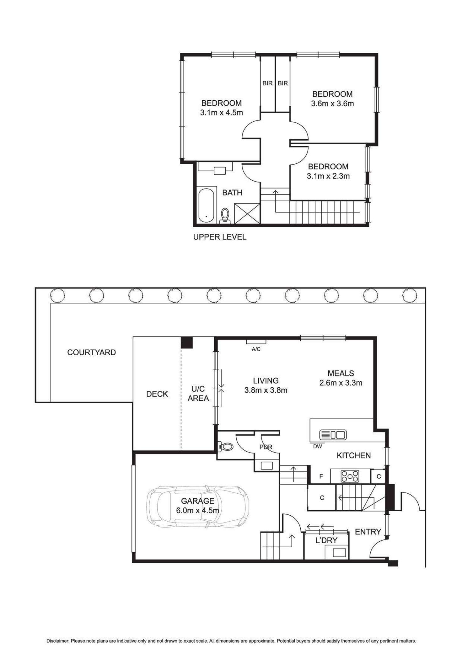 Floorplan of Homely townhouse listing, 4/8 Chaleyer Street, Reservoir VIC 3073