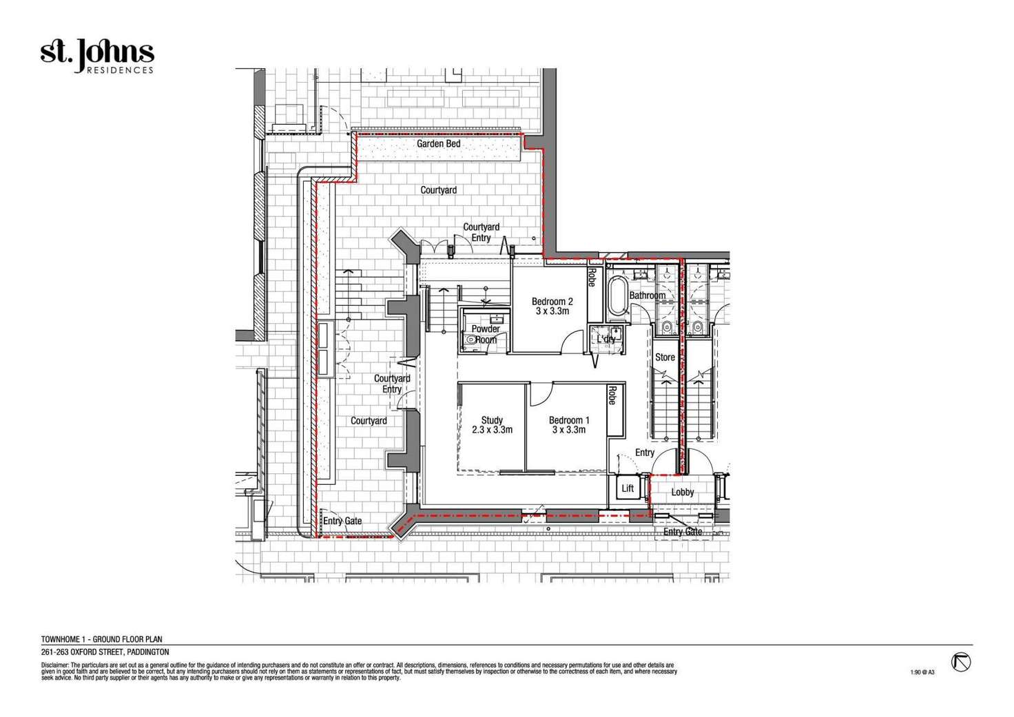 Floorplan of Homely townhouse listing, 265 Oxford Street, Paddington NSW 2021