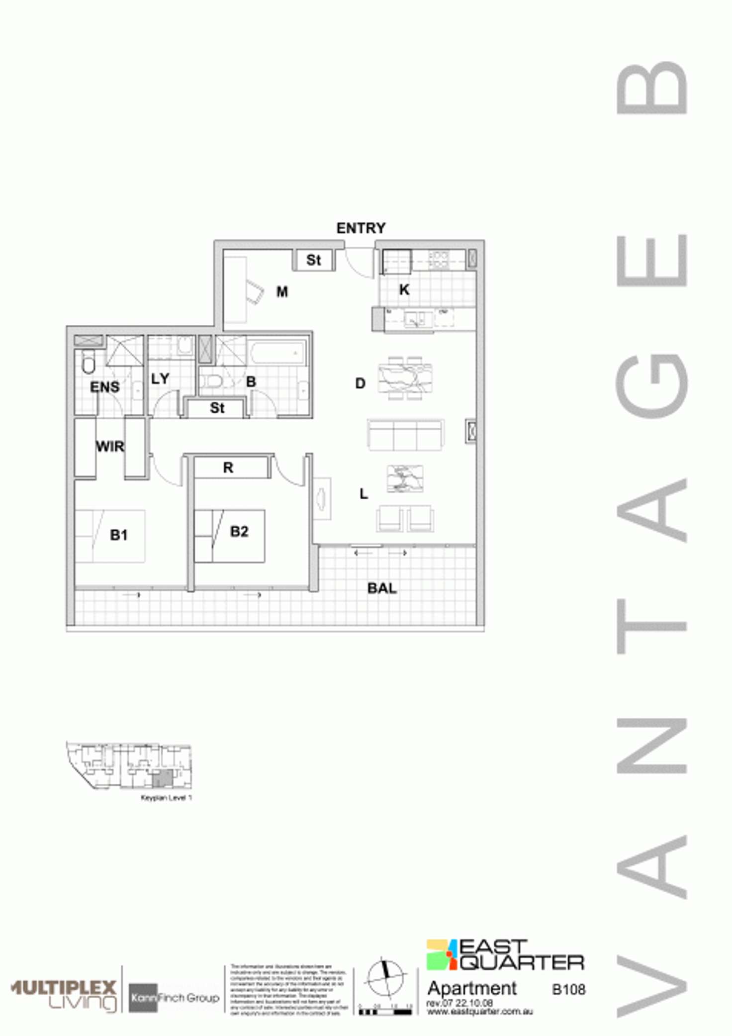 Floorplan of Homely apartment listing, B1.08/1 Jack Brabham Drive, Hurstville NSW 2220