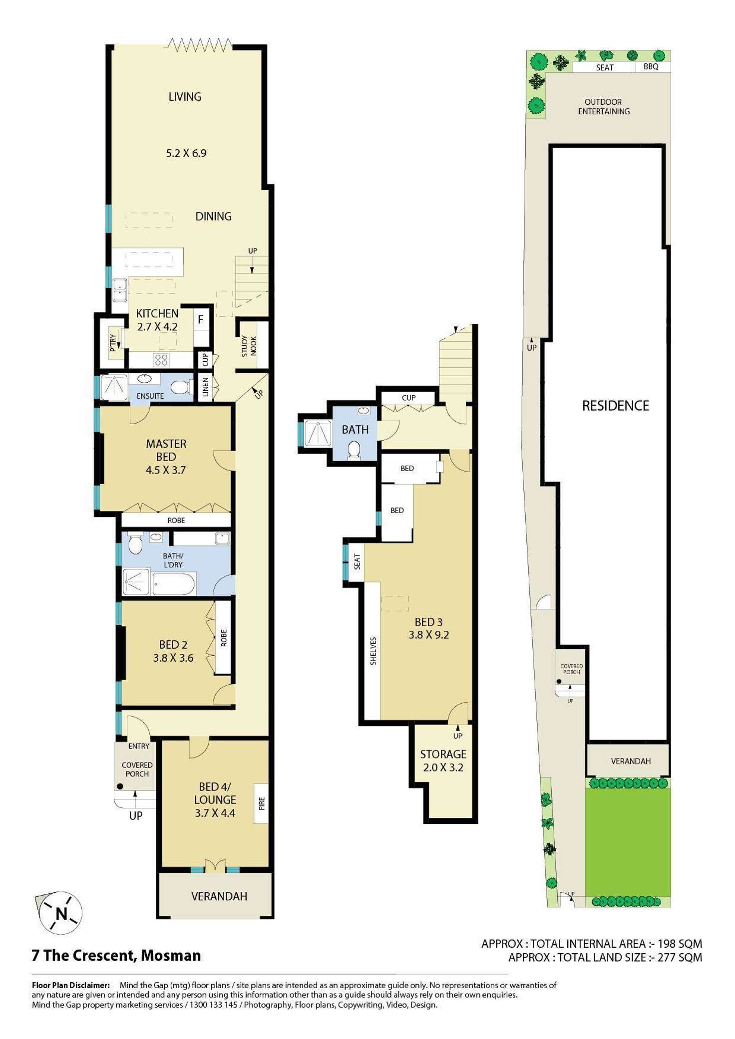 Floorplan of Homely house listing, 7 The Crescent, Mosman NSW 2088