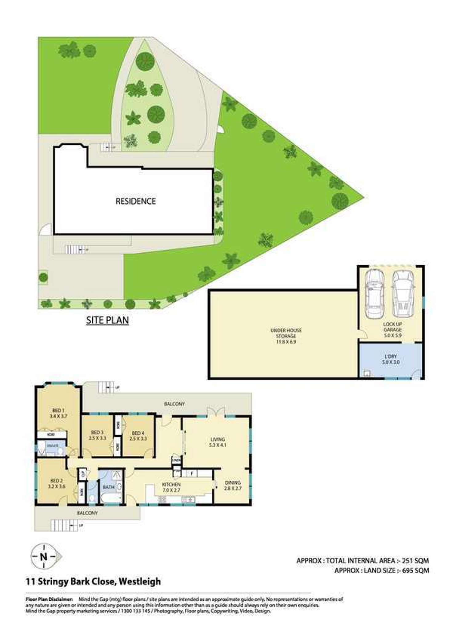 Floorplan of Homely house listing, 11 Stringybark Close, Westleigh NSW 2120