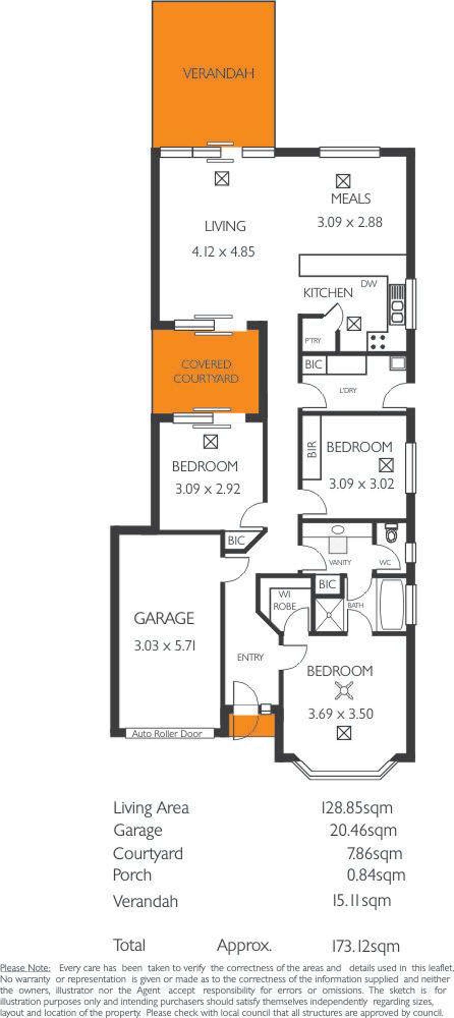 Floorplan of Homely house listing, 6 Young Street, Allenby Gardens SA 5009
