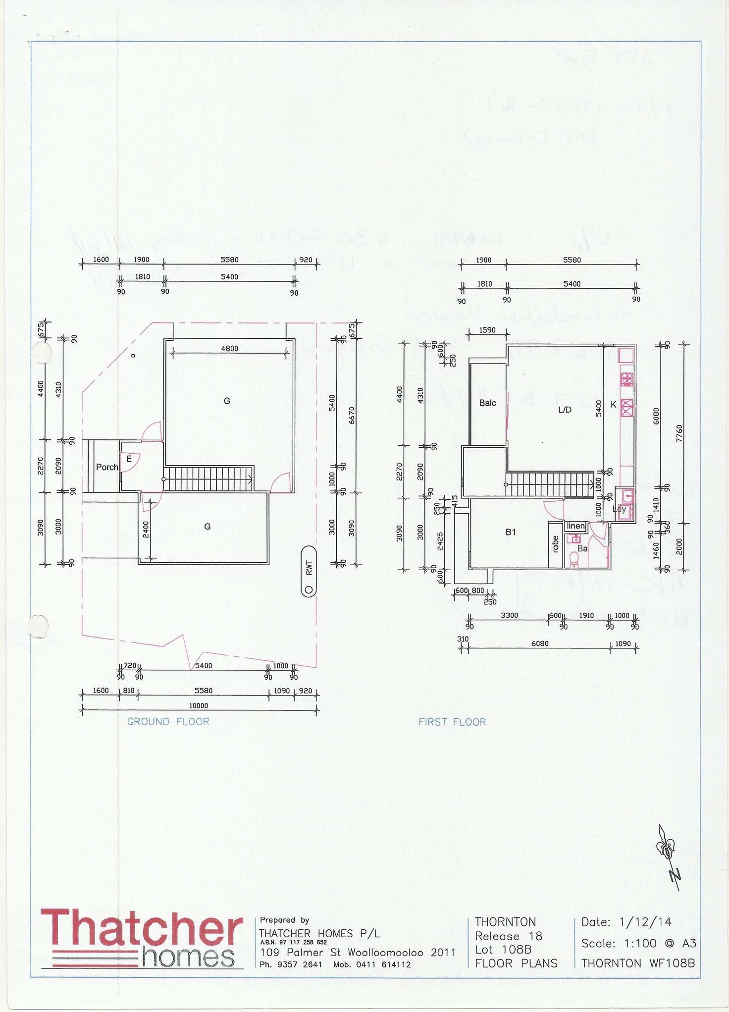 Floorplan of Homely apartment listing, 65b Thornton Drive, Penrith NSW 2750