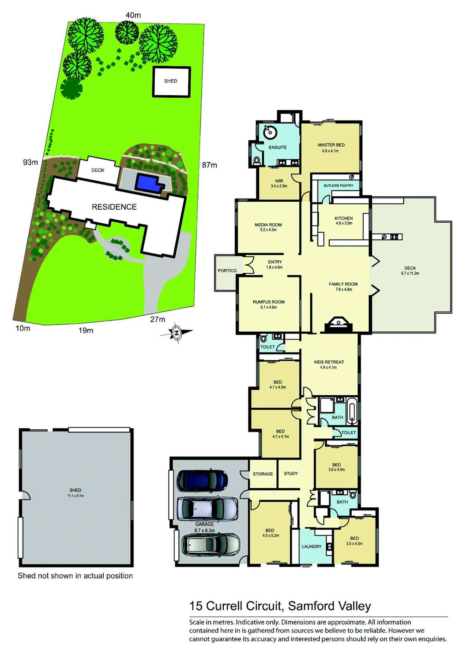 Floorplan of Homely house listing, 15 Currell Circuit, Samford Valley QLD 4520
