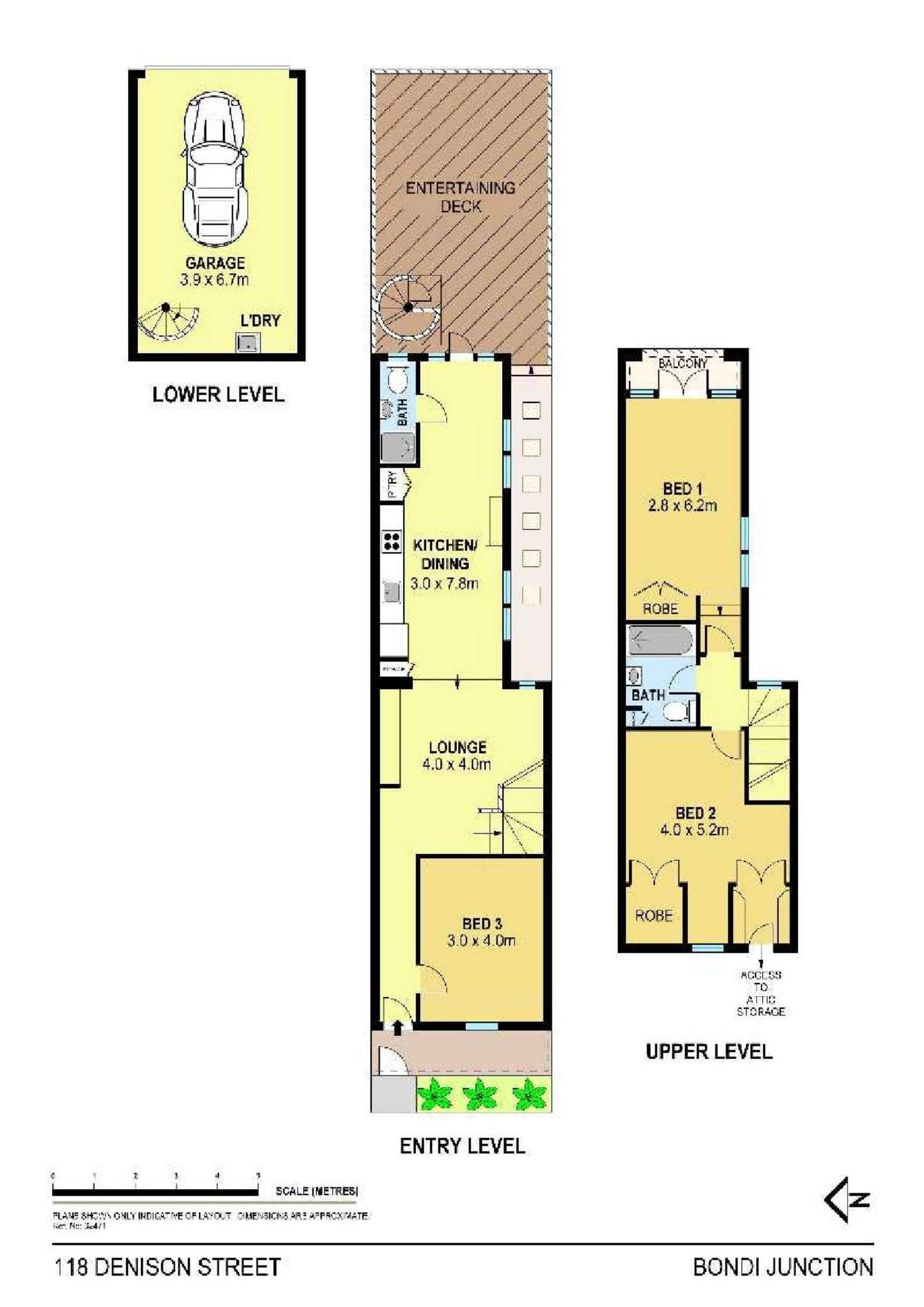 Floorplan of Homely house listing, 118 Denison Street, Bondi Junction NSW 2022