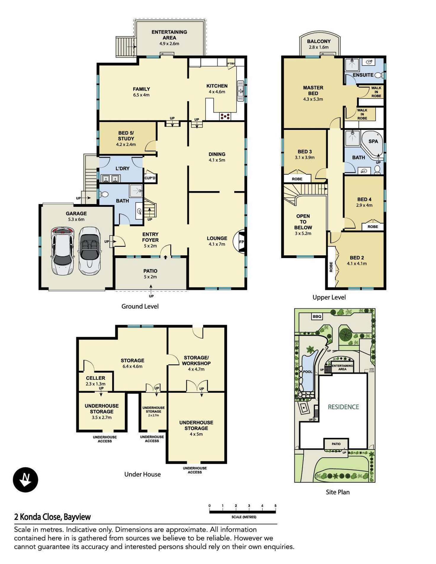 Floorplan of Homely house listing, 2 Konda Close, Bayview NSW 2104