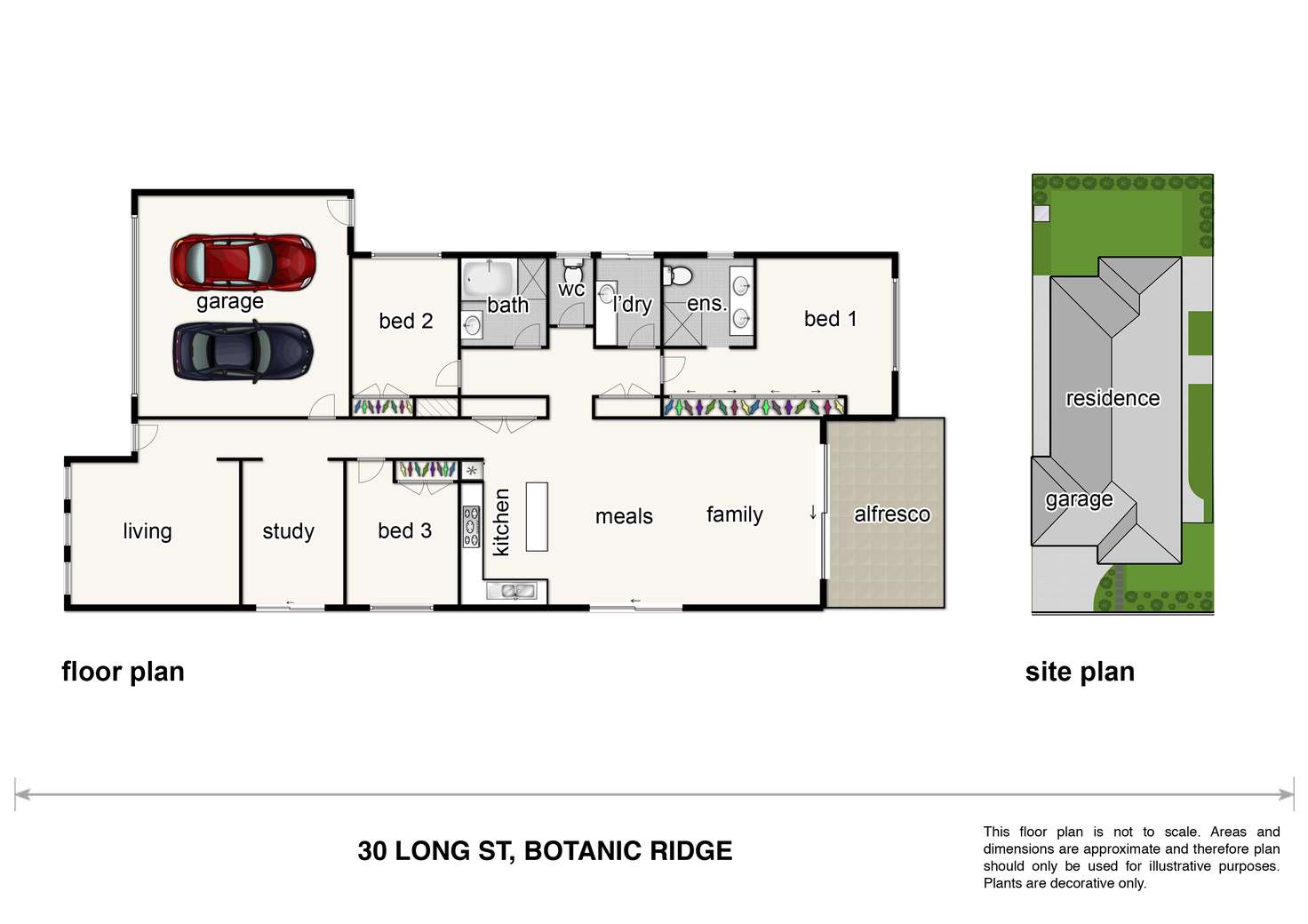 Floorplan of Homely house listing, 30 Long Street, Botanic Ridge VIC 3977