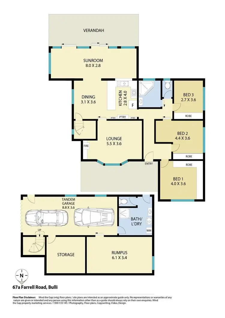 Floorplan of Homely house listing, 67A Farrell Road, Bulli NSW 2516